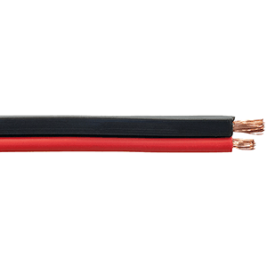 Paralelo audio 2x0.5mm 5m rojo/negro