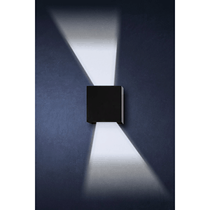Aplique de jardin LED 4W 4200ºK, color negro