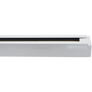 Carril de fijación para focos 1mx33mm Plateado