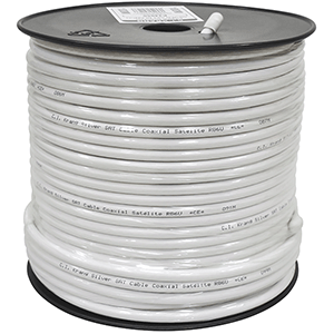 Coaxial HQ RG6 blanco